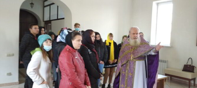 Студенты посетили монастырь