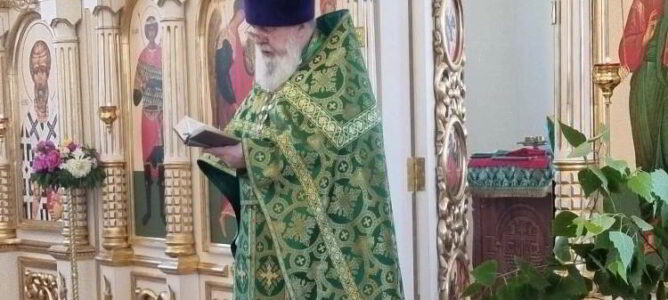 Всенощное бдение под праздник Святой Пятидесятницы